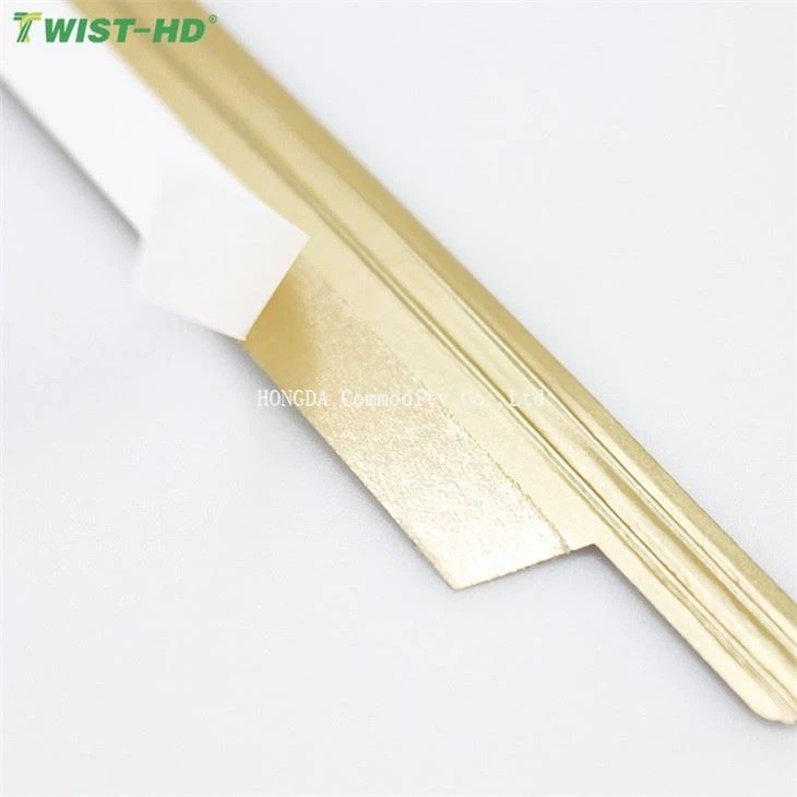 Adhesive Kraft Paper Tin Ties For Baking Paper Bag