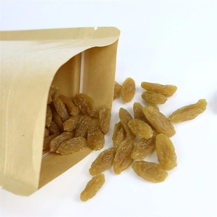 Zipper Brown Kraft Paper Resealable Ziplock Stand Up Ziplock Bag